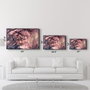 Wallity CAM-2026 Pintura Decorativa de Vidrio Templado Multicolor 46 x 72 cm